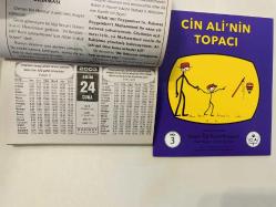 24 Ekim 2003 hediyelik orijinal Hakikat takvim yaprağı (Cin Ali kitabı hediyeli:)