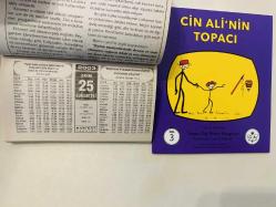 25 Ekim 2003 hediyelik orijinal Hakikat takvim yaprağı (Cin Ali kitabı hediyeli:)