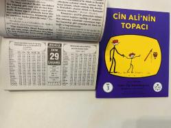 29 Ekim 2003 hediyelik orijinal Hakikat takvim yaprağı (Cin Ali kitabı hediyeli:)