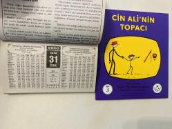 31 Ekim 2003 hediyelik orijinal Hakikat takvim yaprağı (Cin Ali kitabı hediyeli:)