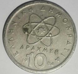 YUNANİSTAN 1984  10  DRAHMİ