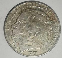 İSVEÇ 1977   1 KRON