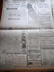 Cumhuriyet Gazetesi - 19 Ekim 1957 - Bir Savaşçı Yazan Nadir Nadi Köşe Yazısı - Adnan Menderes Dün İsmet İnönü'ye  Ağır Bir İthamda Bulundu - Üstad Hüseyin Cahit Yalçın'ı Dün Kaybettik Fotoğraf - Şemsettin Günaltay Demokrat Partilileri Yardıma Çağırdı - Hürriyet Partisi Seçim Beyannamesi Açıklandı - Türk Uçakları Suriye Üzerinde Uçmamıştır - Cumhurbaşkanı Neden Seçim Nutku Söylüyor - Cumhuriyetçi Millet Partisi'nin Dünkü Büyük Mitingi - Türkiye'nin Altınları - 20 Liraya Bir Yahudi Nakleden M. Kenan Kan Yazı Dizisi - İblisin Kızı Yazan Guy Des Cars Yazı Dizisi - Abdurrahman Gazi Garnizonunun Temeli Dün Atıldı - Kıbrıs'ta Bombalar Patlamaya Başladı - Burhan Felek Köşe Yazısı - Ankara'da Asya Gribi Şiddetlendi - Asya Gribine Yakalanan Hürriyet Partisi Liderleri - Dünkü İlk Antremanda Yalçın Granit Milli Takımdan Affını İstedi - Ankara Kapalı Spor Sarayı Açılıyor