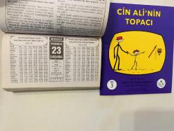 23 Temmuz 2003 hediyelik orijinal Hakikat takvim yaprağı (Cin Ali kitabı hediyeli:)
