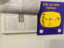 24 Temmuz 2003 hediyelik orijinal Hakikat takvim yaprağı (Cin Ali kitabı hediyeli:)