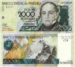 P#80 Venezuela 2000 Bolivar 1998 ÇİL