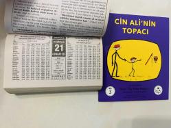 21 Haziran 2003 hediyelik orijinal Hakikat takvim yaprağı (Cin Ali kitabı hediyeli:)