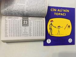 23 Haziran 2003 hediyelik orijinal Hakikat takvim yaprağı (Cin Ali kitabı hediyeli:)