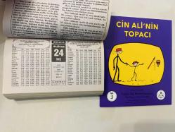 24 Haziran 2003 hediyelik orijinal Hakikat takvim yaprağı (Cin Ali kitabı hediyeli:)