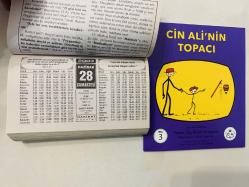 28 Haziran 2003 hediyelik orijinal Hakikat takvim yaprağı (Cin Ali kitabı hediyeli:)