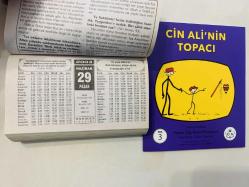 29 Haziran 2003 hediyelik orijinal Hakikat takvim yaprağı (Cin Ali kitabı hediyeli:)