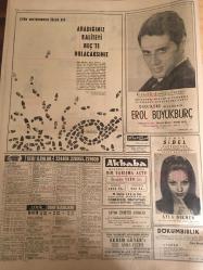 HÜRRİYET GAZETESİ 8 MART 1967 YIL :19 SAYI :6774---Rabianın  şerrinden  kurtulan  mahalleli bayram yapıyor ---3 Genç kadın 10 gün esir kaldı ---Bir komiser kendisini bıçakla ağır yaralayan firari  hırsızı öldürdü ---Amerikalılar Karaborsadan Kahve  Aldılar ---Üvey oğlunu boğup sonra tavana  asan kadın  tevkif edildi ---Altın mikrofon kervanı İzmir de ---Köylü kızı Hamiyet  nikaha çıtı -pıtı bir hanım olarak geldi --Saraçhanebaşı  kazı yerinde  arkeolojik park yapılacak ---İran Şahı kendisine bir naip seçilmesini istedi ---Erol Büyükburç ---İzmir Sibel  Pavyonunda : Ayla Dikmen --- Türkiye Kupa Maçı : Bugün saat 14:30 da Ali Sami Yen Stadında ---Fenerbahçe ,Altınordu ile oynuyor ---Kadir Has :Yugoslavlar bizi bu hale  düşürdü --Lig maçlarında kasti favul yapan oyuncular derhal oyundan  atılacak ---Elizabet Taylor  u kocasının önünde dudağından öptü ---Ressam şarkıcı ve dansöz ---1967 nin oyuncak bebeği hakiki bir  genç kıza benzedi----Toto da 13 bilen 2735 lira alacak ---