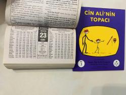 23 Mayıs 2003 hediyelik orijinal Hakikat takvim yaprağı (Cin Ali kitabı hediyeli:)