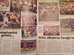 Gelişim Spor Dergisi - 24 Mayıs 1989 - Sayı:42 - Fenerbahçe mi? - Beşiktaş mı? - Şampiyonluk Güveni - Bütün alkışlarım Erman Toroğlu'na!... - Ergun Hiçyılmaz - Hıncal Uluç  - Motifli motivasyonlar - Fatih Altaylı - Veselinoviç - ''Lig'den sonra kupa'' - Pele - Yine mi? - Buradan rekor çıkar - Stefka Kostadinova - Bir varmış, bir yokmuş - Babasının oğlu - Milyarlık takıma 166 seyirci... - Ali Sandıkçı - Bu yarış karakolda biter... - Rıdvan Dilmen - Feyyaz Uçar - Milan ve Steaua, Barcelona'da karşı karşıya - Şansınız bol, yolunuz açık olsun - Erkan Kural - Harlem - Lig bu hafta bitebilir... - Güngör Bayrak'tan lotoculara - Tohum burada atıldı - Metin Oktay - Uğur Tütüneker - George Hagi - Zeynel Limoncu - Michael Jordan - Çukurova'nın ilacı Eczacı... - Gençlerbirliği Futbol Takımı Kadrosu Posteri - Posterli Tam Takım Dergi