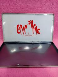 VINTAGE CARAN D'ACHE SWISS MADE LUCERNE MANZARA RESİMLİ BOŞ TENEKE KUTU