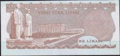 6.Emisyon 2.Tertip 20 Lira E 44 4 11 99 6 Çilaltı  Çil Kayık Baskı-Güzel Numara (X-37)