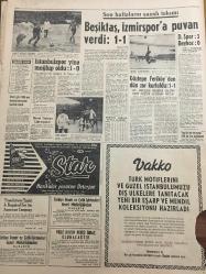 HÜRRİYET GAZETESİ 26 ARALIK 1965 YIL :18 SAYI :6344--Rumların piyasadaki faaliyeti ele alındı ---Farını söndürmeyen kamyon 6 kişinin ölümüne sebep oldu ---Sadun Boro kimdir --İstanbul da sağ -salim  dönmek acaba nasip olacak mı ?--Japonlar ,kalkınmak için eğitime önem verin dedi --Kırık kanatlı talih kuşu bir emekliye 6 bin lira kazandırdı ---Amerikan nın verdiği 26 jet uçağı dün İzmir e geldi--Tütün bir çok erkekte kansere sebep oluyor ---Beşiktaş ,İzmirspor a puan verdi :1-1--İstanbulspor yine mağlup oldu :1-0--Göztepe Feriköy  den dün zor kurtuldu --:1-1--D.Spor :3 Beykoz :0---Denktaş ,Kıbrıs Krizini hükümet kati şekilde  halledecek dedi ---Sular idaresi tenkid ediliyor --Ulay ,Genel Müdürlerinin Tayinlerini Tenkit Etti --Sofya dan Bursa ya geldi ve kimsenin haberi bile olmadı ---