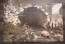 PC.290  YALOVA KAPLICALARI MAĞARA GİRİŞİ OSMANLI DÖNEMİ POSTA KARTI