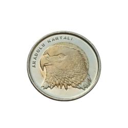 2014 Yılı 1 Lira Anadolu Kartalı Hatıra Para ÇİL  (19)