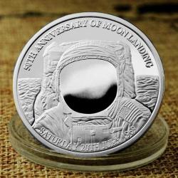 Apollo 11 Astronot Hatıra Parası - Aya İlk Adım 50. Yıl Özel (Gümüş)