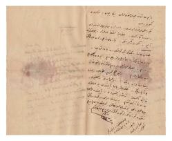 [SUNGURLU - ANKARA/ ÇORUM] Osmanlıca el yazması mektup: 1924 tarihli Ankara'dan yazılmış 