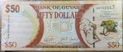 Guyana 50 Dolar 2016 Hatıra ÇİL