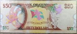 Guyana 50 Dolar 2016 Hatıra ÇİL