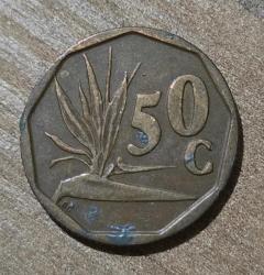 Güney Afrika Cumhuriyeti 1993 50 Cent