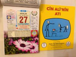 27 Aralık 2023 hediyelik orijinal Ülkü takvim yaprağı (Cin Ali kitabı hediyeli:)