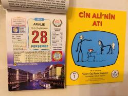 Efemera - 28 Aralık 2023 hediyelik orijinal Ülkü takvim yaprağı (Cin Ali kitabı hediyeli:) - kitantik - kitaLog