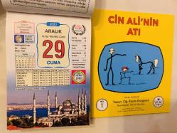 29 Aralık 2023 hediyelik orijinal Ülkü takvim yaprağı (Cin Ali kitabı hediyeli:)