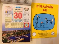 30 Aralık 2023 hediyelik orijinal Ülkü takvim yaprağı (Cin Ali kitabı hediyeli:)