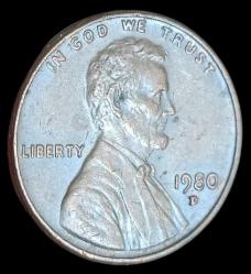 Amerika 1980 D 1 Lincoln Cent