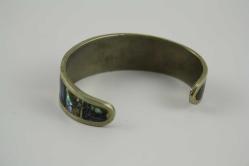 VINTAGE CANLI ABALONE KABUĞU STERLİN GÜMÜŞ MANŞET BİLEZİK ORJINAL GÜMÜŞTÜR (YENI TAKI KOLİSİ )1