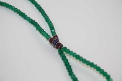 925 AYAR ORJINAL GÜMÜŞ GÜL MOTİFLİ  DOĞALTAŞ KOLYE  (YENI TAKI KOLİSİ )3