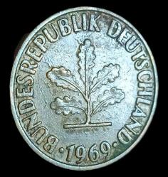 Almanya 1969 10 Pfennig