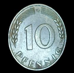 Almanya 1969 10 Pfennig