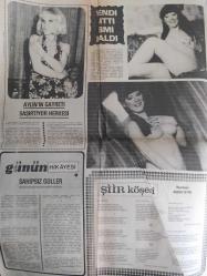 Yeşilçam Haftalık Aktüalite Sinema Tiyatro Müzik ve Magazin Gazetesi - 2 Aralık 1979 - Sayı:15 - Kabiliyetin bu kadarı - Ayşen Selvi - Şiir Köşesi - Nadire Zeybel - Günün Hikayesi - Sahipsiz Güller - Aylin Berkay'ın gayreti şaşırtıyor herkesi - Kendi gitti ismi kaldı - Berit Johanson - Tıp Köşesi - Kalp Yetmezliği - Birlikte gülelim - Yıldız Falı - Yeşilçam'da bir yıldız fabrikatörü - Kudret Şandra - Adres Rehberi - Sinema Haberleri - Nadide Abla diyor ki... - Dilber Ay doğmadan öldü mü? - İşletmeciler artık Dilber Ay'lı film istemiyorlar fotoğraf ve haberi - Gazete tam değildir sadece 4 sayfası mevcuttur