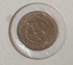 1955 Kuzey Kıbrıs Türk Cumhuriyeti 25 Mils.. (II. Elizabeth))