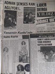 Yeni Olay Haftalık Aktüalite Sinema ve Magazin Gazetesi - 19 Şubat 1982 - Nazan Şoray haykırıyor - ''Çocuk istiyorum'' - Nevzat Ayas - Güler Oğlu - Gülten Kesim - Sema Güryuva - İhsan Güryuva - Bulut Aras - Aranan kan bulundu! - Ahu Tuğba - Balon söndü!... - Bir assolist doğuyor - Meral Zeren - Hostesler - Uçan daireler İstanbul'da - Gülgün Erdem - Dursun Salkım - Erol Büyükburç - Yıldız Tezcan - Bir garip ayrılık - Adnan Şenses kan ağlıyor! - Yasemin Kudsi'nin tuzu kuru - Cüneyt Arkın alkole yenik düşünce kapıya dayanır - Bulmaca köşesi - Fotoroman yarışması başladı - Gönül Şenay - Program yarıda kaldı - İsmail Çakan - Hayalet aramızda - Yerin kulağı var - Romalı Perihan aşka paydos dedi - Yılların saltanatını Deniz Akbulut şu sözleri ile yıkıyor - ''Türkan Şoray kimmiş!'' - Selami Şahin - Meral Özer - Cem Erdem - Ayfer Özer - Neşe Gülşen fotoğraf ve haberi - Tam Takım Gazete