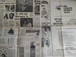 Hafta Sonu Haftalık Aktüalite Sinema Tiyatro Müzik ve Magazin Gazetesi - 17 Eylül 1981 - Müjde Ar, bu düşüşü kendi eliyle hazırladı - İzmir'de gizli nişan - Emel Sayın - Filiz Akın - Gülşen Bubikoğlu savaşı - Yargıtay, Bülent Ersoy'un kadınlığını tartışıyor - Baba kız birbirini reddediyor - Behiye Aksoy - Ahmet Aksoy - Meral Zeren - Görünmeyen adamın gözüyle - Yağmurla sızılar - Sonbaharda saçlar neden dökülür - Nilüfer - Ferdi Tayfur - Gökben - Neslihan Tekin - Ercüment Berker - Semra Torin - Selim Edes - Ömer Aral - Ayşe Irmak - Fikret Şenes - Ülkü Aker - Çiğdem Talu - Fatma Girik - Memduh Ün - 23 yıllık aşk Marmaris'te bitti - Siz yazın, biz okuyalım - İzzet Altınmeşe, müteahhit kurbanı - Tülay Özer - Damat bey evli çıktı - Gencay Erbatu - Sevda Seval - Gülünç ama gerçek - Orhan Boran - Mediha Şen'in en mutlu günü - Hülya Koçyiğit, evlat - Ahmet Hoşsöyler - Bekir Çelenk - Nilüfer Koçyiğit - Gülşah - Vasfi Uçaroğlu - Kamuran Akkor - Didem Baykal - Şebnem İkbal - Tam Takım Gazete