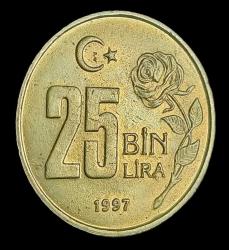 1997 25 Bin Lira Çil