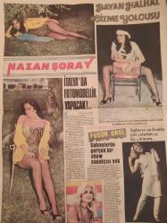 Merhaba Haftalık Aktüalite, Sinema ve Magazin Gazetesi - 12 Ekim - Sayı:118 - Suna Yıldızoğlu - Türkan Şoray - Emel Sayın - Müjde Ar- Mine Mutlu - Kürtaj Nedir? - Necla Nazır Hakkari'ye evet dedi - Erol Evgin - Ahmet Özhan - Harika Avcı - Deniz Erkanat'ın keyfi yerinde - Taner Şener ve Sermin Can - Ümit Tokcan - Meral Binat - Mendildeki Harfler - Şiir Köşeniz - Altın Şiirler - Mireille Leray Nastase - Tenisçi Nastase Film Çeviriyor - Alain Delon yine gangster rolünde - Mark Spitz - Robert Mitchum - Güzel Kathy - Eğlendiğiniz yerde bizde vardık - Kürtaj Nedir? - Özlen Tekçe babasının şöhretini sürdürmeye kararlı - Ahmet Tarık Tekçe - Atilla Yelken ailesini özledi - Dans yarışmamızda derece alanları tanıtıyoruz - Nilüfer Aydan - Perihan Sözen kızına kavuştu - Akın Uğurlu'nun melekleri - Gülser ve Zafir Seba - Sevim Tuna ayrıldığı eşine döndü - Hülya Işıl - Yerli Pamela'nın şansı açıldı - Nazan Şoray, İtalya'da fotomodellik yapacak! - Füsun Önal fotoğraf ve haberi - Tam Takım Gazete