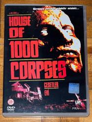 HOUSE OF 1000 CORPSES * CESETLER EVİ * SID HAIG * ROB ZOMBIE * 2003 * DVD