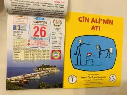 26 Ağustos 2023 hediyelik orijinal Ülkü takvim yaprağı (Cin Ali kitabı hediyeli:)