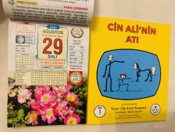 29 Ağustos 2023 hediyelik orijinal Ülkü takvim yaprağı (Cin Ali kitabı hediyeli:)