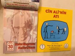 30 Ağustos 2023 hediyelik orijinal Ülkü takvim yaprağı (Cin Ali kitabı hediyeli:)