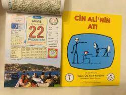 22 Mayıs 2023 hediyelik orijinal Ülkü takvim yaprağı (Cin Ali kitabı hediyeli:)