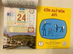 24 Mayıs 2023 hediyelik orijinal Ülkü takvim yaprağı (Cin Ali kitabı hediyeli:)