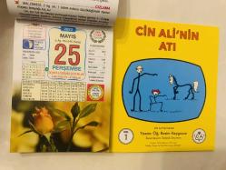 25 Mayıs 2023 hediyelik orijinal Ülkü takvim yaprağı (Cin Ali kitabı hediyeli:)